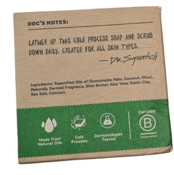 Dr Squatch natural soap Cool Fresh Aloe - Picture 2 of 2